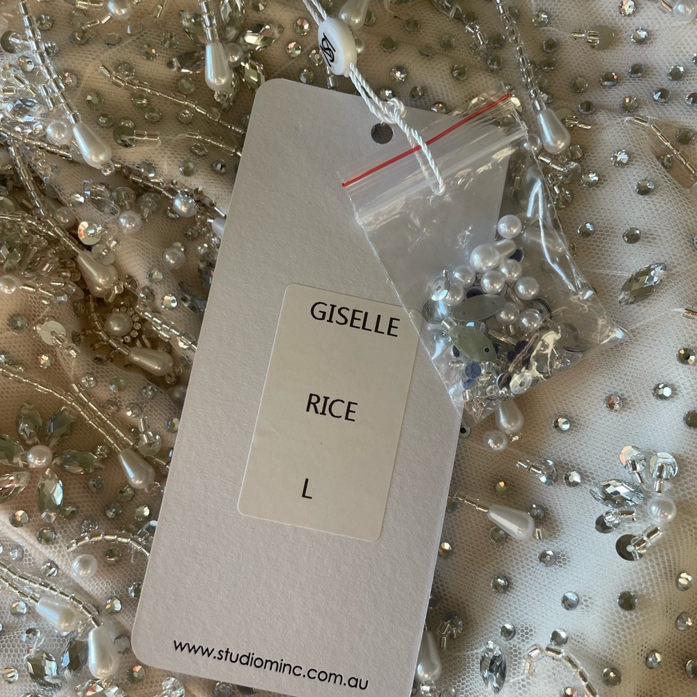 IVORY PEARL BRIDAL MINI DRESS - Picture 4 of 5